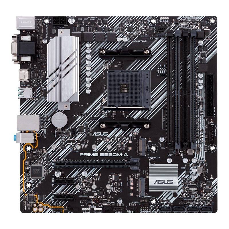 Placa-Mãe ASUS PRIME B550M-A, AMD AM4, mATX, DDR4, Preto - 90MB15K0-M0EAY0